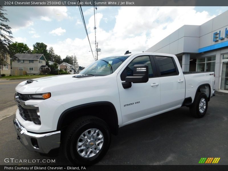 Summit White / Jet Black 2024 Chevrolet Silverado 2500HD LT Crew Cab 4x4