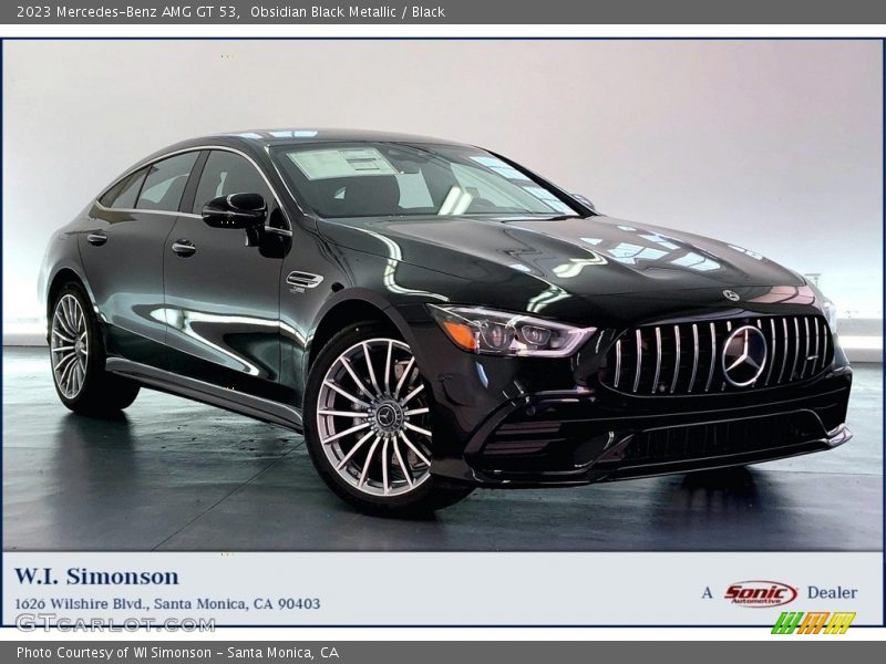 Obsidian Black Metallic / Black 2023 Mercedes-Benz AMG GT 53