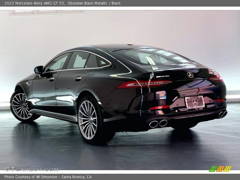 Obsidian Black Metallic / Black 2023 Mercedes-Benz AMG GT 53