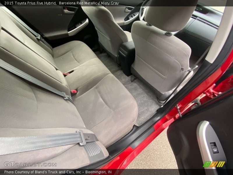 Barcelona Red Metallic / Misty Gray 2015 Toyota Prius Five Hybrid