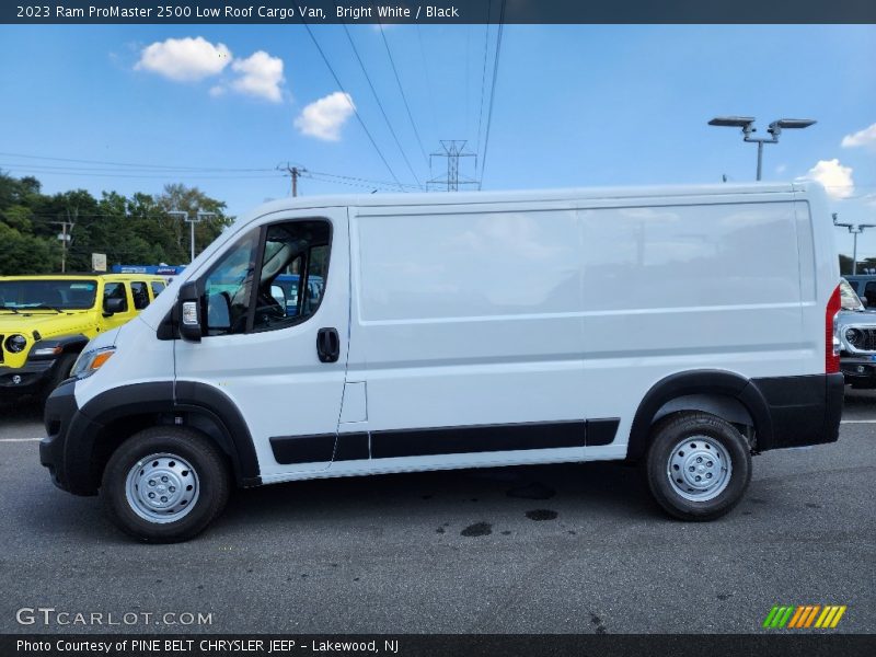 Bright White / Black 2023 Ram ProMaster 2500 Low Roof Cargo Van