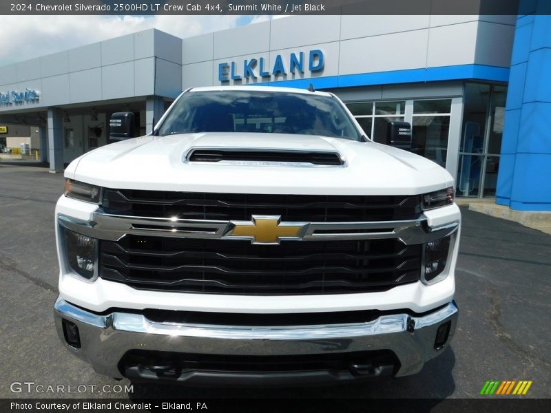 Summit White / Jet Black 2024 Chevrolet Silverado 2500HD LT Crew Cab 4x4
