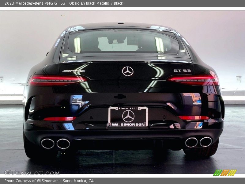 Obsidian Black Metallic / Black 2023 Mercedes-Benz AMG GT 53