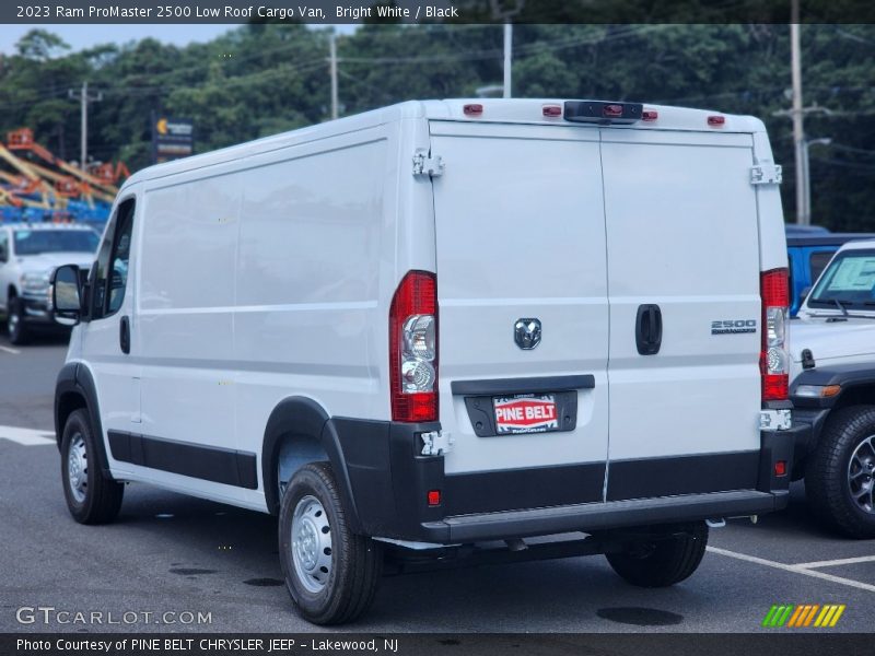 Bright White / Black 2023 Ram ProMaster 2500 Low Roof Cargo Van