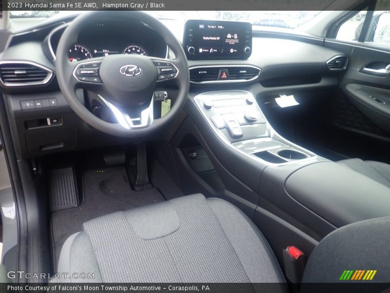 Hampton Gray / Black 2023 Hyundai Santa Fe SE AWD