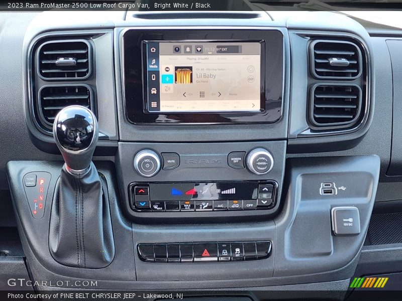 Bright White / Black 2023 Ram ProMaster 2500 Low Roof Cargo Van