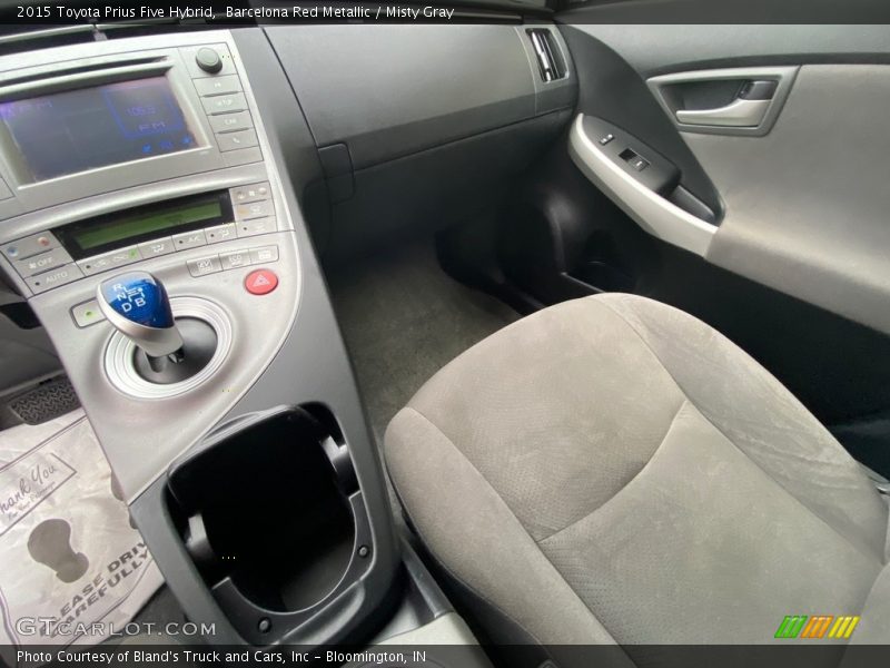 Barcelona Red Metallic / Misty Gray 2015 Toyota Prius Five Hybrid
