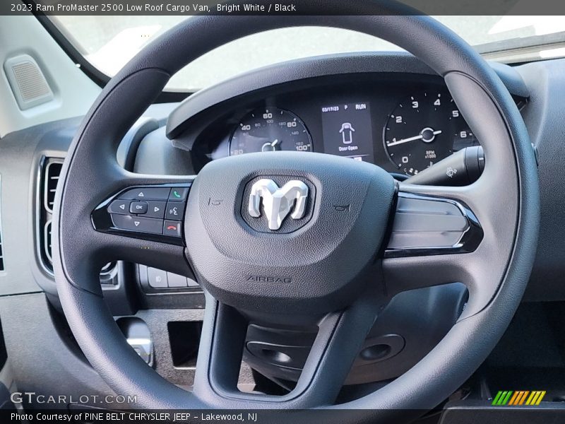 Bright White / Black 2023 Ram ProMaster 2500 Low Roof Cargo Van
