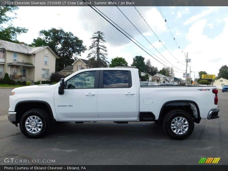 Summit White / Jet Black 2024 Chevrolet Silverado 2500HD LT Crew Cab 4x4