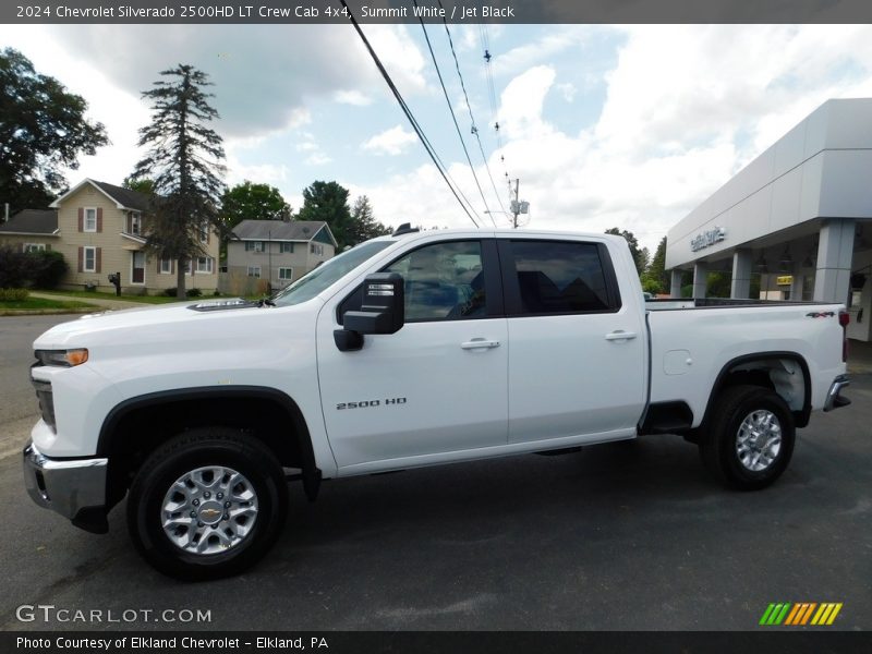 Summit White / Jet Black 2024 Chevrolet Silverado 2500HD LT Crew Cab 4x4