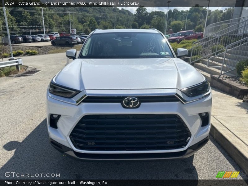 Wind Chill Pearl / Light Gray 2024 Toyota Grand Highlander Limited AWD