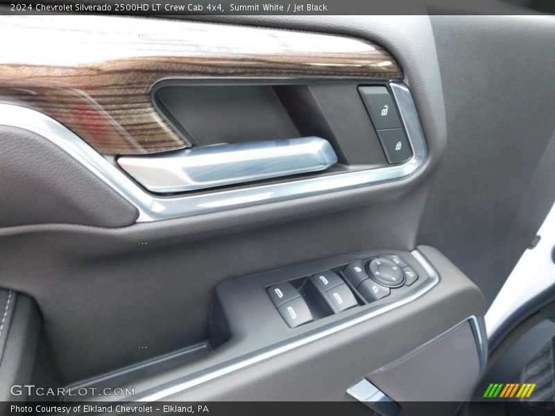 Summit White / Jet Black 2024 Chevrolet Silverado 2500HD LT Crew Cab 4x4
