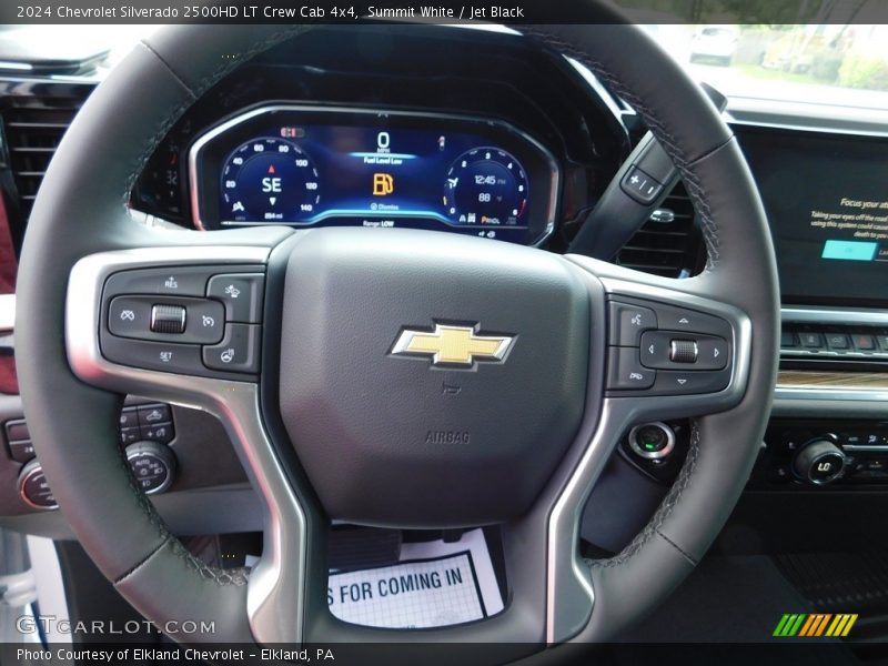 Summit White / Jet Black 2024 Chevrolet Silverado 2500HD LT Crew Cab 4x4