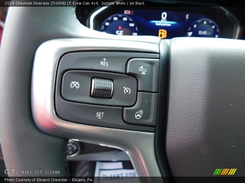 Summit White / Jet Black 2024 Chevrolet Silverado 2500HD LT Crew Cab 4x4
