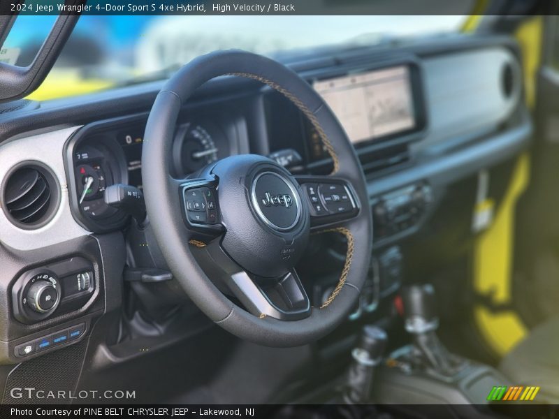 High Velocity / Black 2024 Jeep Wrangler 4-Door Sport S 4xe Hybrid