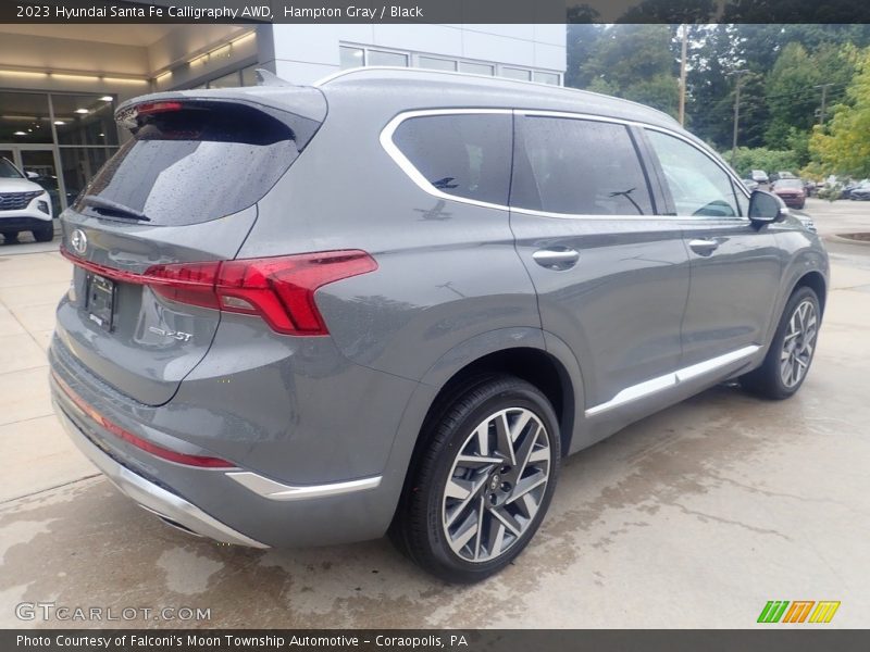 Hampton Gray / Black 2023 Hyundai Santa Fe Calligraphy AWD