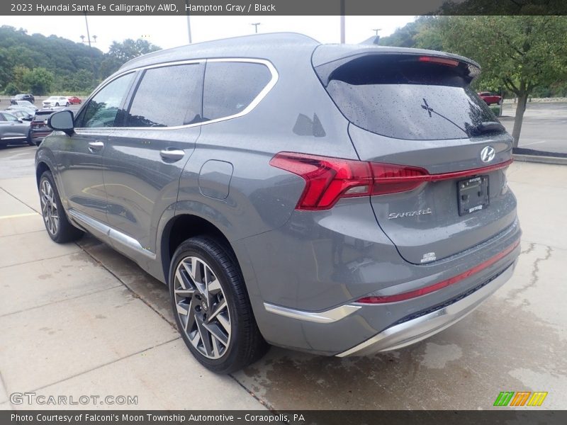 Hampton Gray / Black 2023 Hyundai Santa Fe Calligraphy AWD