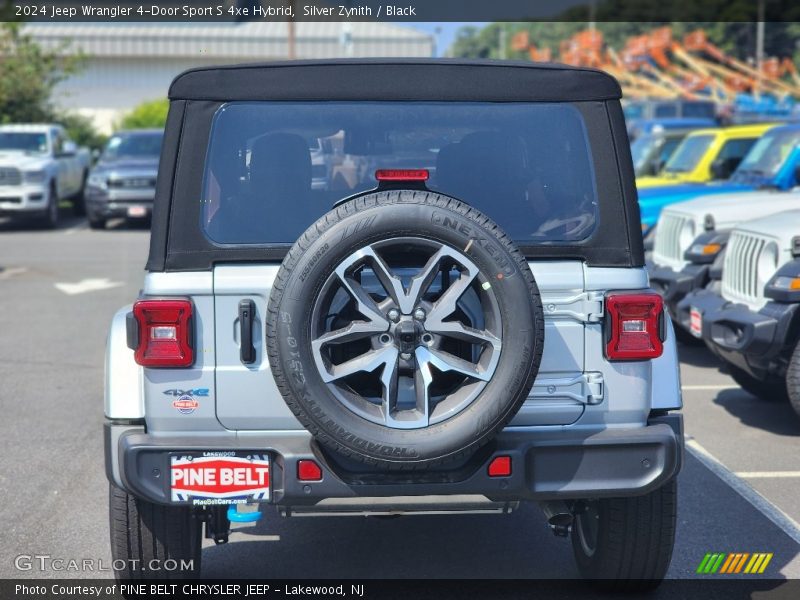 Silver Zynith / Black 2024 Jeep Wrangler 4-Door Sport S 4xe Hybrid