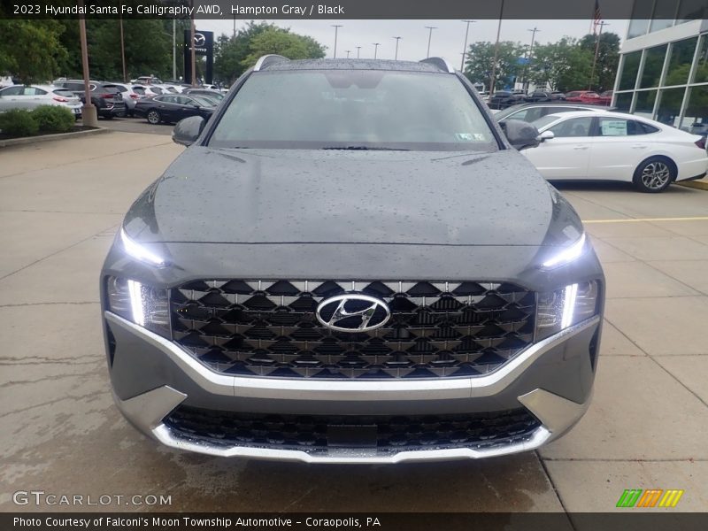 Hampton Gray / Black 2023 Hyundai Santa Fe Calligraphy AWD