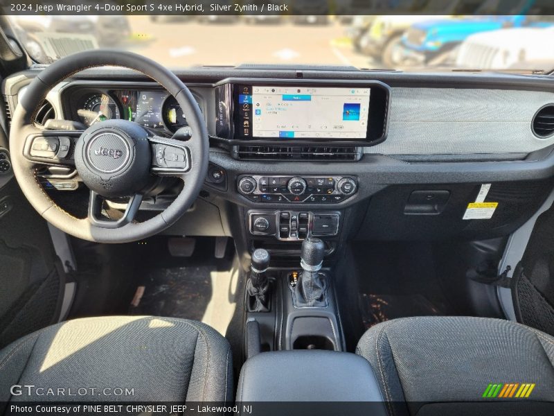 Silver Zynith / Black 2024 Jeep Wrangler 4-Door Sport S 4xe Hybrid