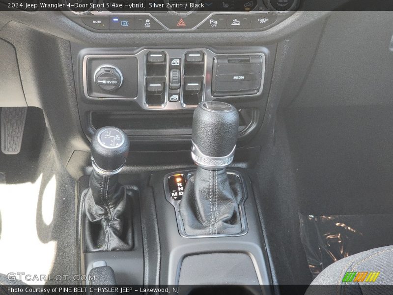 Silver Zynith / Black 2024 Jeep Wrangler 4-Door Sport S 4xe Hybrid