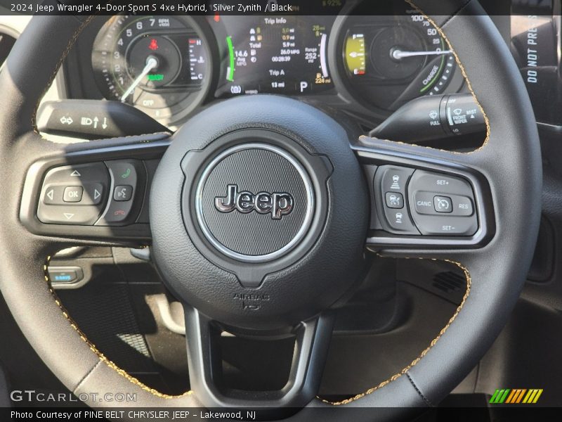 Silver Zynith / Black 2024 Jeep Wrangler 4-Door Sport S 4xe Hybrid