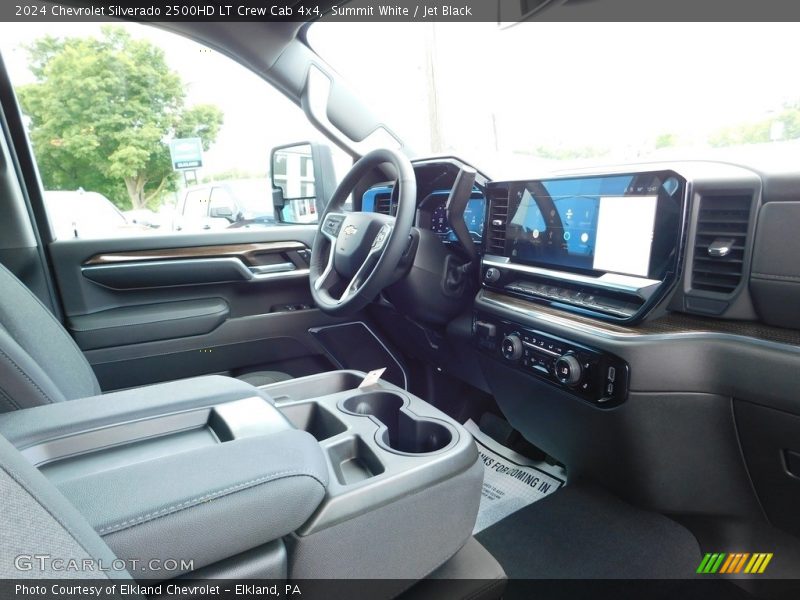 Summit White / Jet Black 2024 Chevrolet Silverado 2500HD LT Crew Cab 4x4