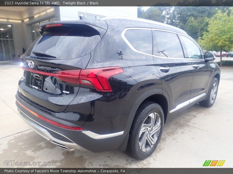Twilight Black / Black 2023 Hyundai Santa Fe SEL AWD