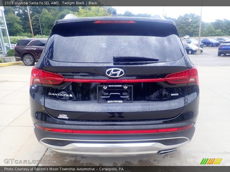 Twilight Black / Black 2023 Hyundai Santa Fe SEL AWD