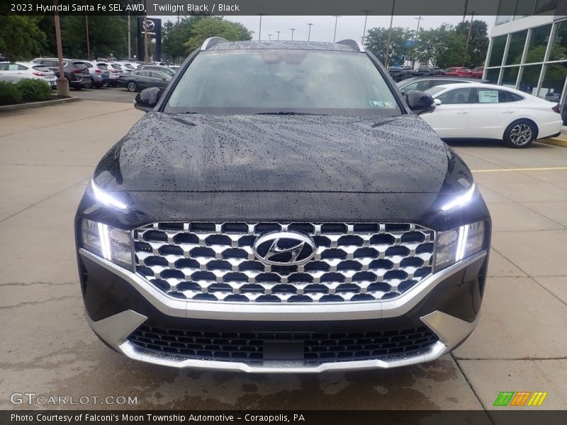 Twilight Black / Black 2023 Hyundai Santa Fe SEL AWD
