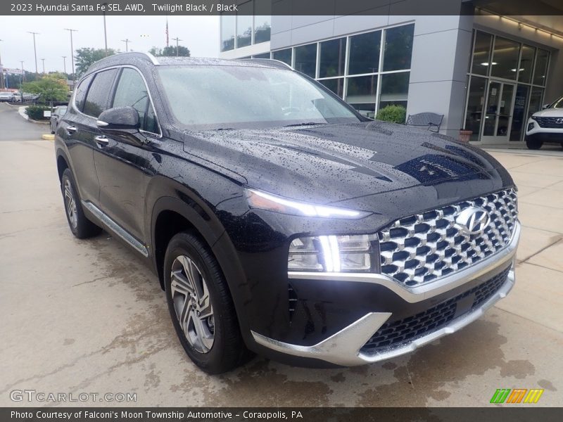 Twilight Black / Black 2023 Hyundai Santa Fe SEL AWD