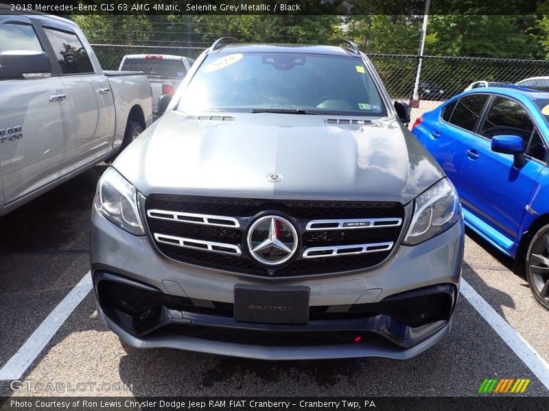 Selenite Grey Metallic / Black 2018 Mercedes-Benz GLS 63 AMG 4Matic