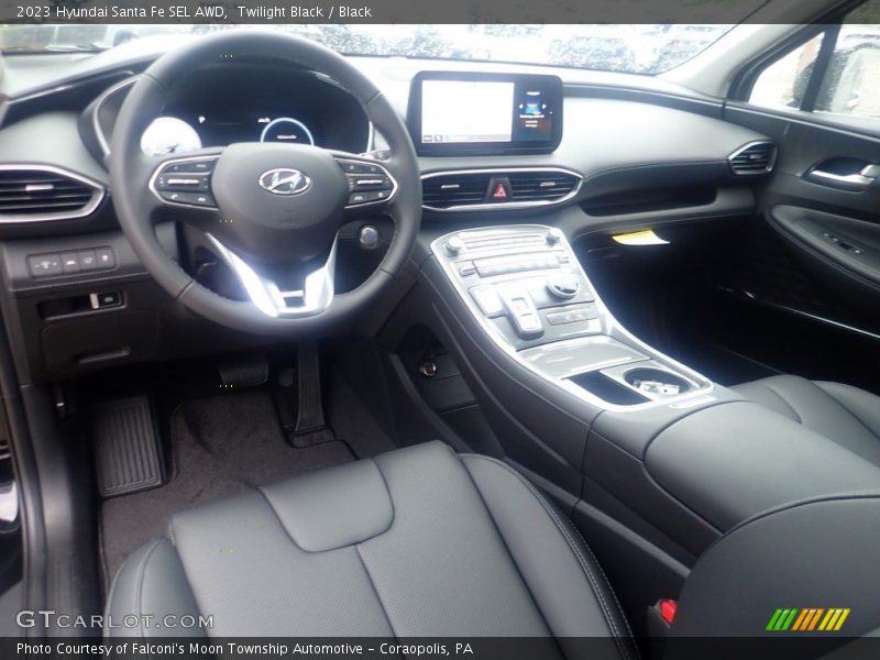 Twilight Black / Black 2023 Hyundai Santa Fe SEL AWD