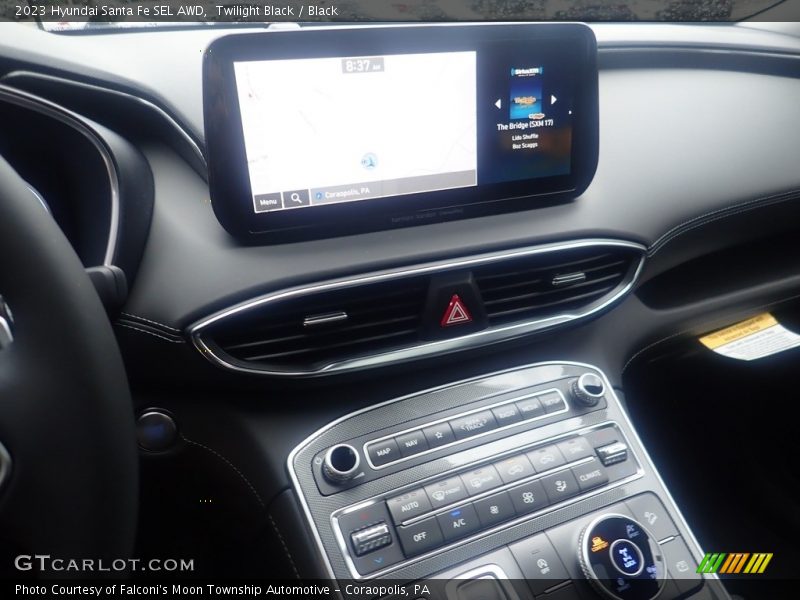 Twilight Black / Black 2023 Hyundai Santa Fe SEL AWD