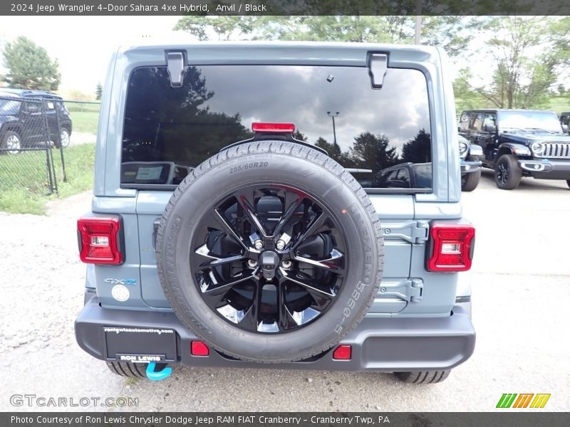 Anvil / Black 2024 Jeep Wrangler 4-Door Sahara 4xe Hybrid