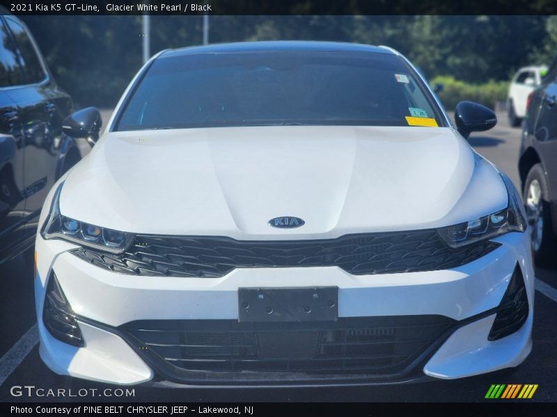 Glacier White Pearl / Black 2021 Kia K5 GT-Line