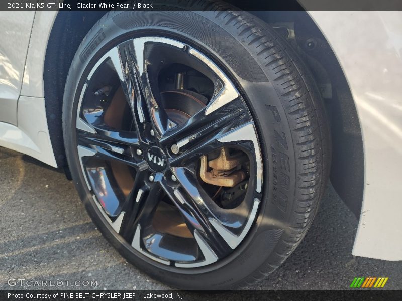 Glacier White Pearl / Black 2021 Kia K5 GT-Line