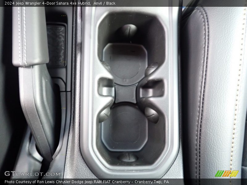 Anvil / Black 2024 Jeep Wrangler 4-Door Sahara 4xe Hybrid