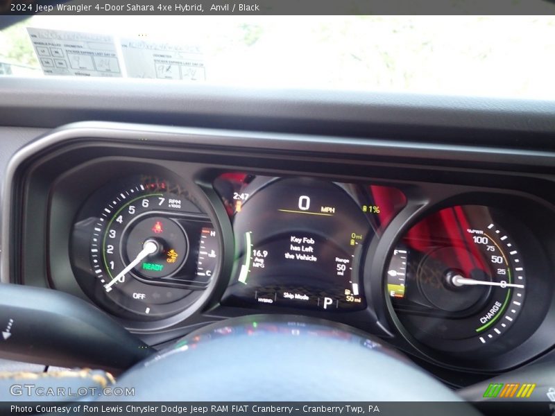  2024 Wrangler 4-Door Sahara 4xe Hybrid Sahara 4xe Hybrid Gauges