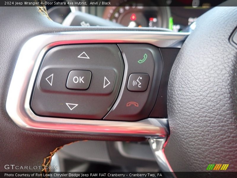 Controls of 2024 Wrangler 4-Door Sahara 4xe Hybrid