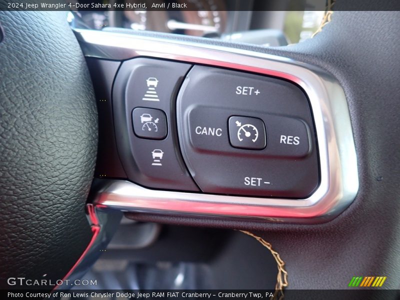Controls of 2024 Wrangler 4-Door Sahara 4xe Hybrid