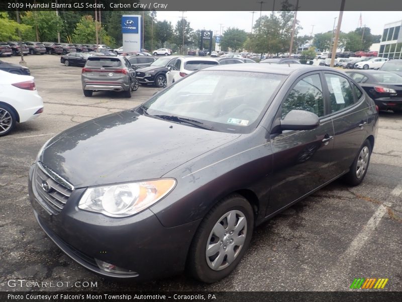 Carbon Gray / Gray 2009 Hyundai Elantra GLS Sedan
