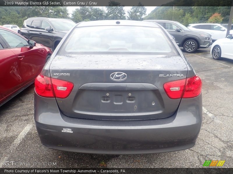 Carbon Gray / Gray 2009 Hyundai Elantra GLS Sedan