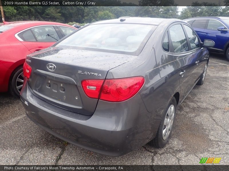 Carbon Gray / Gray 2009 Hyundai Elantra GLS Sedan