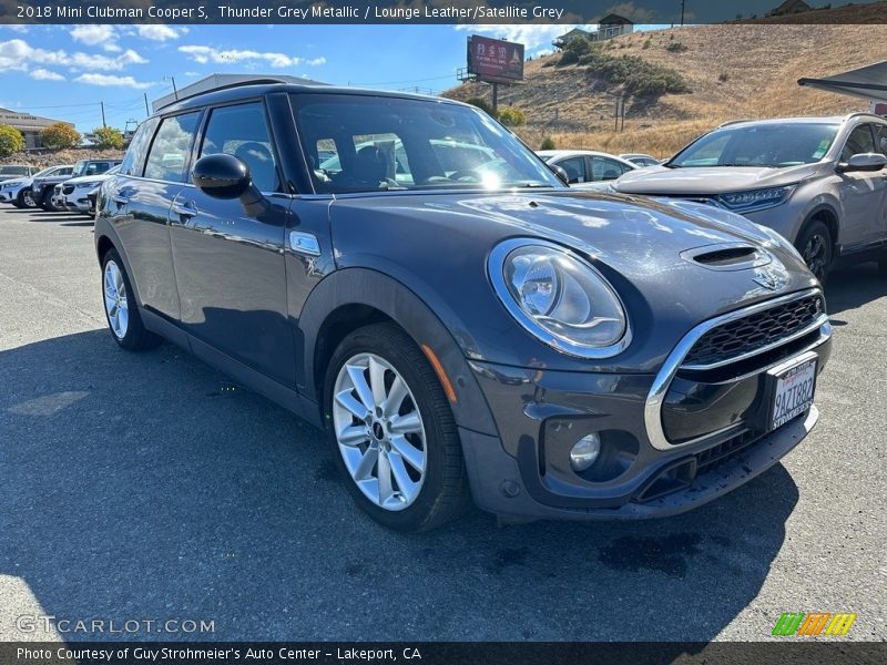 Thunder Grey Metallic / Lounge Leather/Satellite Grey 2018 Mini Clubman Cooper S