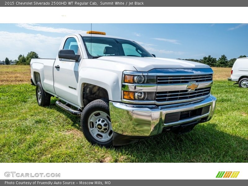 Summit White / Jet Black 2015 Chevrolet Silverado 2500HD WT Regular Cab