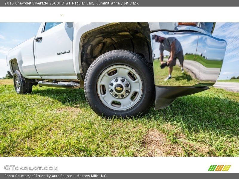 Summit White / Jet Black 2015 Chevrolet Silverado 2500HD WT Regular Cab