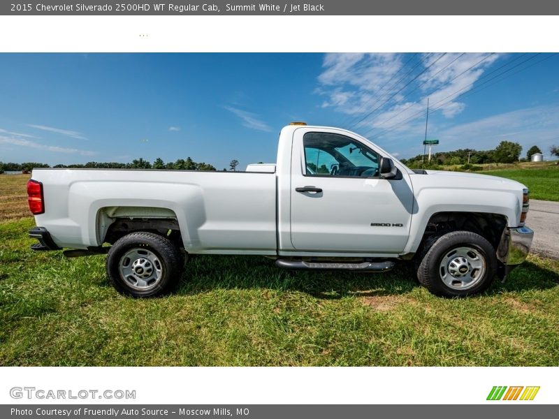 Summit White / Jet Black 2015 Chevrolet Silverado 2500HD WT Regular Cab