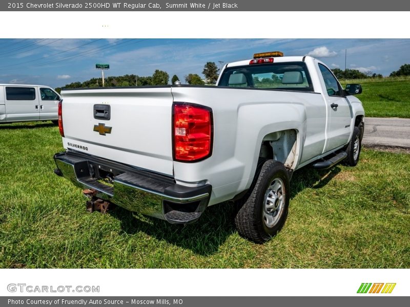 Summit White / Jet Black 2015 Chevrolet Silverado 2500HD WT Regular Cab