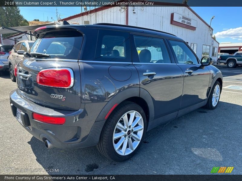 Thunder Grey Metallic / Lounge Leather/Satellite Grey 2018 Mini Clubman Cooper S